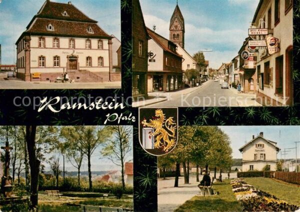 Ramstein Burg Rathaus Park Hauptstrasse