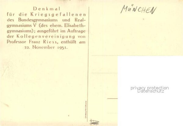 Muenchen Denkmal fuer die Kriegsgefallenen – Bild 2