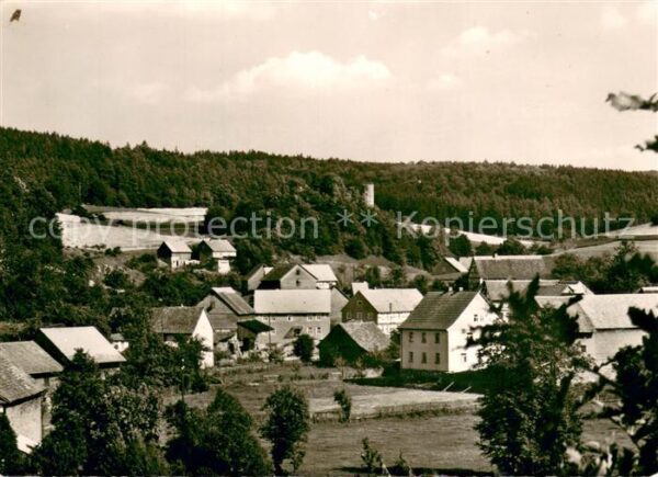 Wallenstein Ortsansicht Burg Cafe