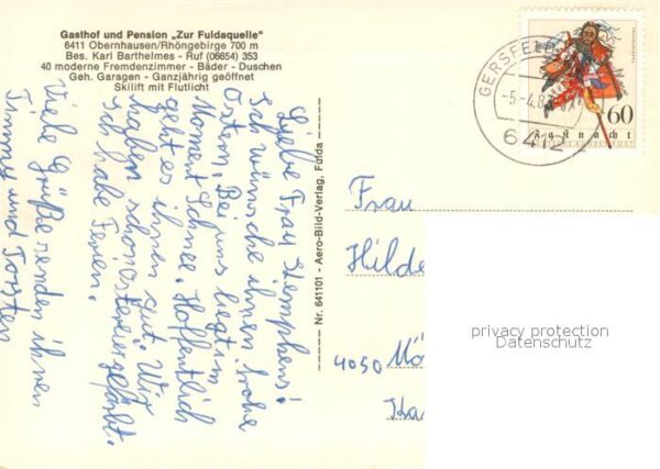 Obernhausen Gasthof Pension Zur Fuldaquelle Panorama – Bild 2