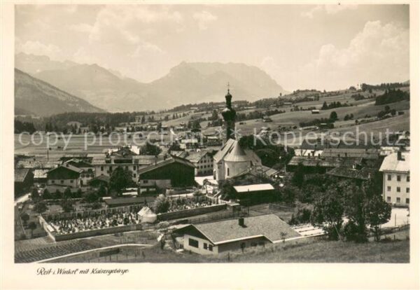 Reit Winkl mit Kaisergebirge
