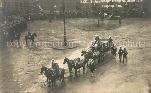 Wien Eucharistiefeier Kongress Wien 1912 Festprozession