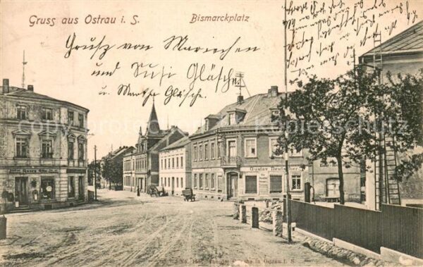 Ostrau Sachsen Bismarckplatz