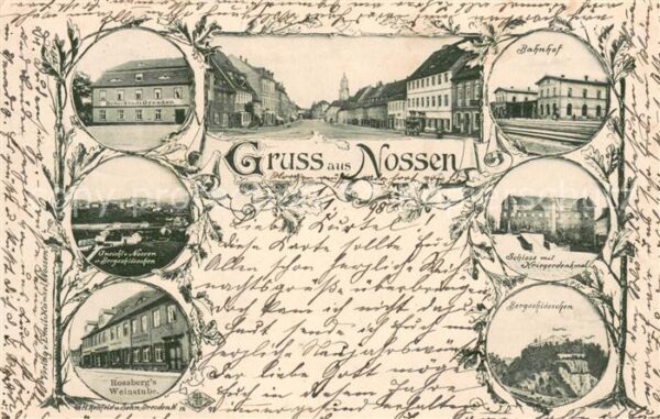 Nossen Hotel Stadt Dresden Bergschloesschen Rossbergs Weinstube Bahnhof Schloss