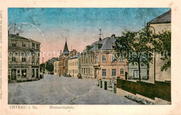 Ostrau Sachsen Bismarckplatz