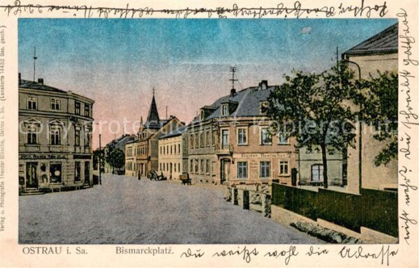 Ostrau Sachsen Bismarckplatz