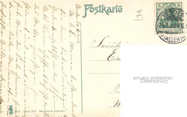 Verden Aller Grosse Strasse mit Rathaus und Johannis Kirche – Bild 2