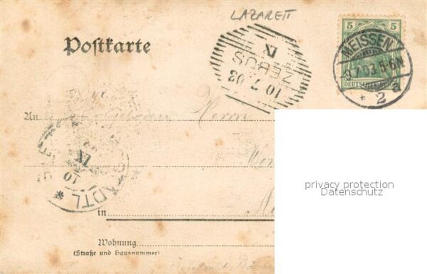 Meissen Elbe Sachsen Soldaten im Lazarett – Bild 2