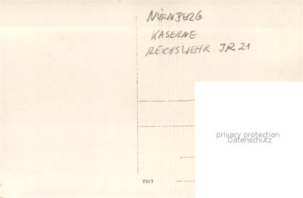 Nuernberg Kaserne Reichswehr IR 21 – Bild 2