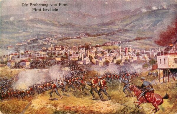 Pirot Serbia Die Eroberung von Pirot Panorama