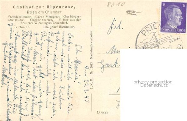 Prien Chiemsee Gasthof zur Alpenrose – Bild 2