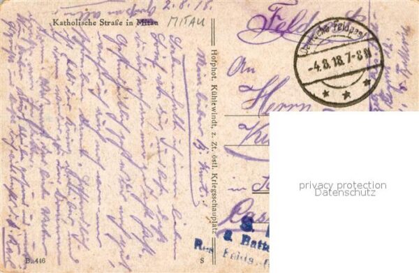 Mitau Jelgava Katholische Strasse – Bild 2