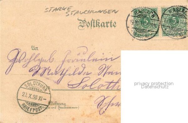 Haslach Kinzigtal Der Steinerne Mann v Hasle Panorama Ober Thor – Bild 2