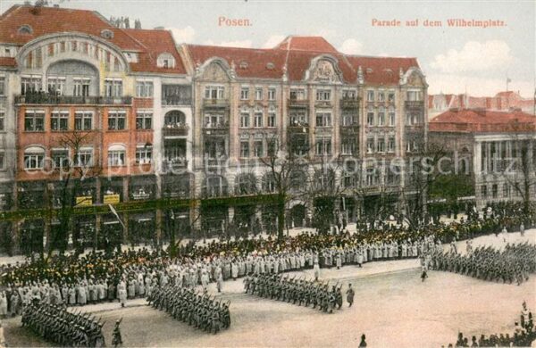 Posen Poznan Parade auf dem Wilhelmplatz