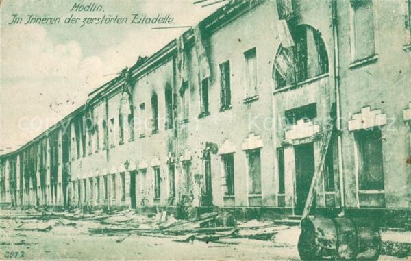Modlin Im Inneren der zerstoerten Zitadelle