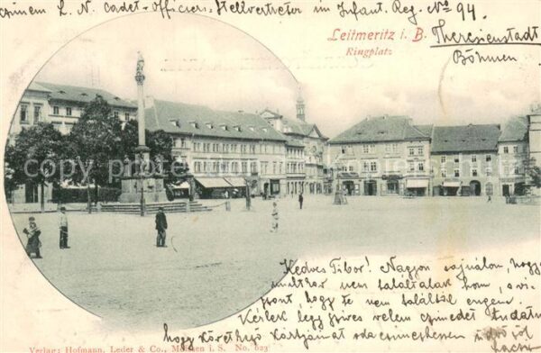 Leitmeritz Litomerice Nordboehmen Ringplatz