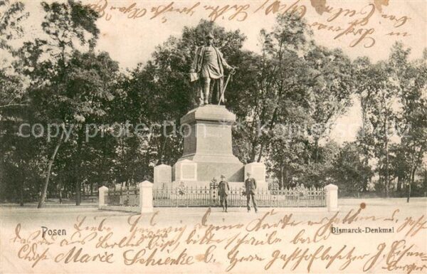 Posen Poznan Bismarck Denkmal