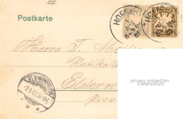 Hof Saale Koenigliches Postam – Bild 2
