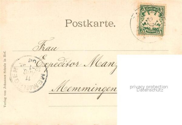Bad Steben Villa Klare und Anna Humboldt Haus Kgl Kurhotel Bayr Hof Villa Luise – Bild 2