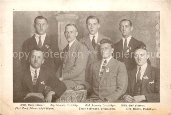 Heidelberg Neckar Schwimmverein Nikar Sieger der Dt Wasserballmeisterschaft 1920