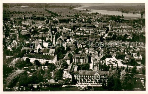 Konstanz Bodensee Fliegeraufnahme