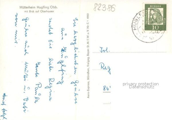 Huglfing Fliegeraufnahme mit Blick auf Oberhausen – Bild 2