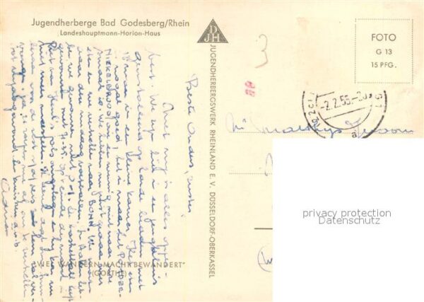 Bad Godesberg Jugendherberge Landeshauptmann Herion Haus – Bild 2