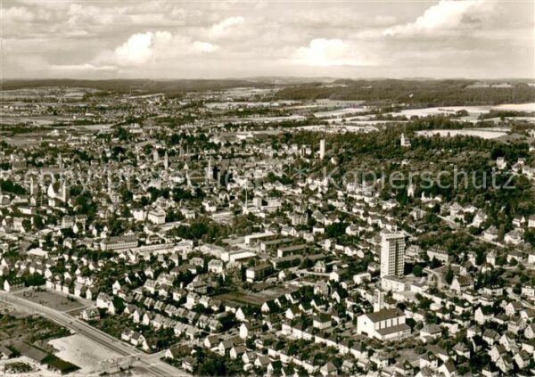 Ravensburg Wuerttemberg Fliegeraufnahme