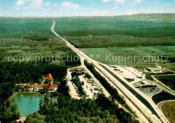Bruchsal Autobahnrasthof und Hotel Fliegeraufnahme