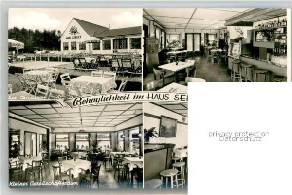 Selm Gaststaette Haus Seeblick am Ternscher See Terrasse Gaststube – Bild 2