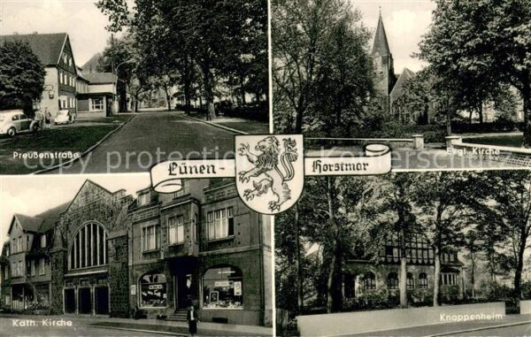 Horstmar Westfalen Preussenstrasse Ev Kirche Kath Kirche Knappenheim