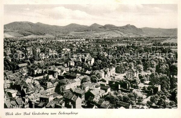 Bad Godesberg Fliegeraufnahme mit Siebengebirge