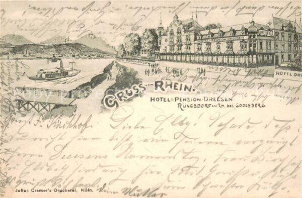 Ruengsdorf Hotel Pension Dreesen Rheinpartie