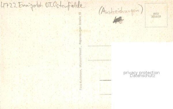 Ostenfelde Oelde Schlossansicht Kath Kirche Ehrenmal Dorfpartie Ev Kirche Volkss – Bild 2