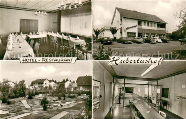 Bad Waldliesborn Hotel Restaurant Hubertushof Gastraum Minigolf Kegelbahn