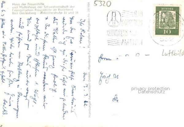 Bad Godesberg Haus der Frauenhilfe und Mutterhaus der Schwesternschaft der Ev Fr – Bild 2