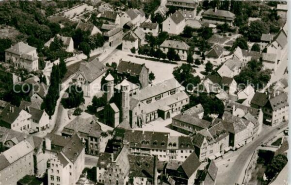 Bad Muenstereifel Muensterkirche Fliegeraufnahme