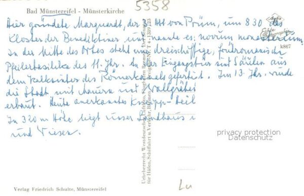 Bad Muenstereifel Muensterkirche Fliegeraufnahme – Bild 2