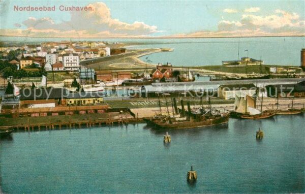 Cuxhaven Nordseebad Hafenanlagen