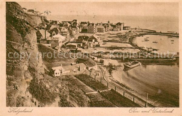 Helgoland Ober und Unterland