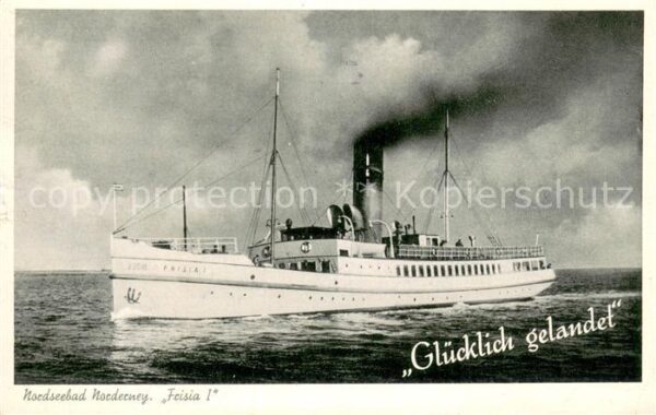 Norderney Nordseebad Dampfer Frisia I
