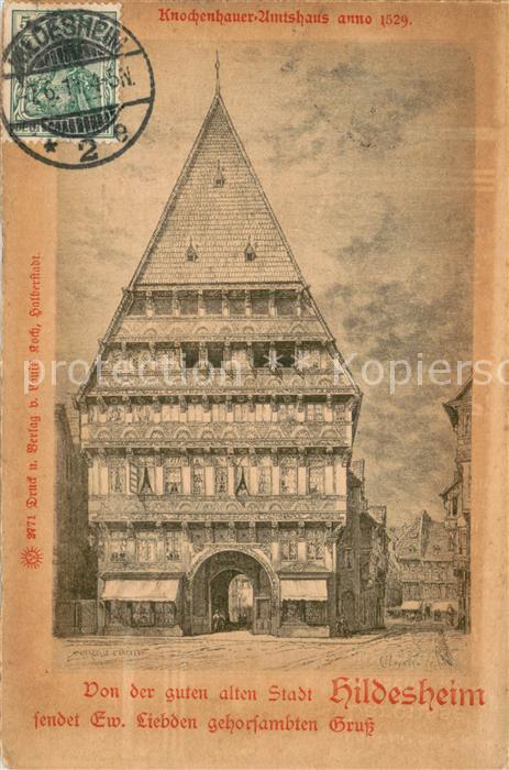 Hildesheim Knochenhauer Amtshaus anno 1529