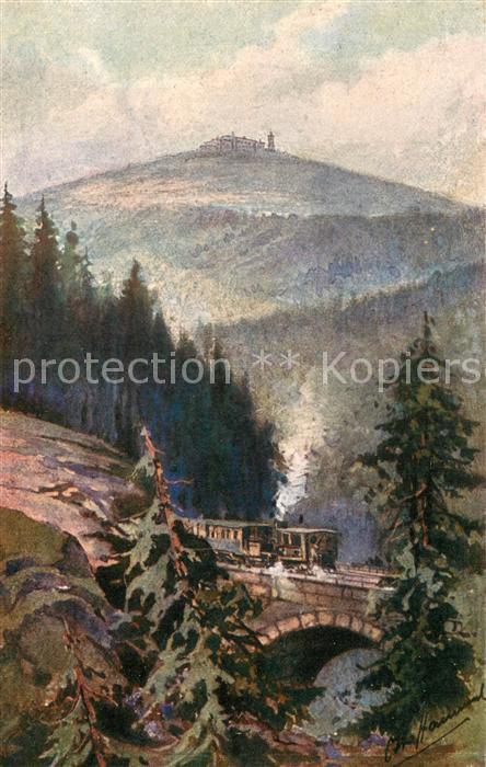 Schierke Harz Brocken Hotel mit Brockenbahn