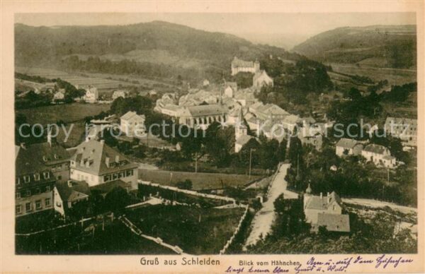 Schleiden Eifel Blick vom Haehnchen