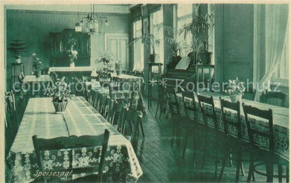 Bruehl Rheinland Pensionat und Lyzeum der Ursulinen Speisesaal