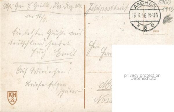 Aachen Kapuzinergraben mit Hauptpost – Bild 2