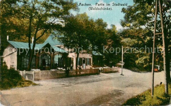 Aachen Waldschaenke Partie im Stadtwald