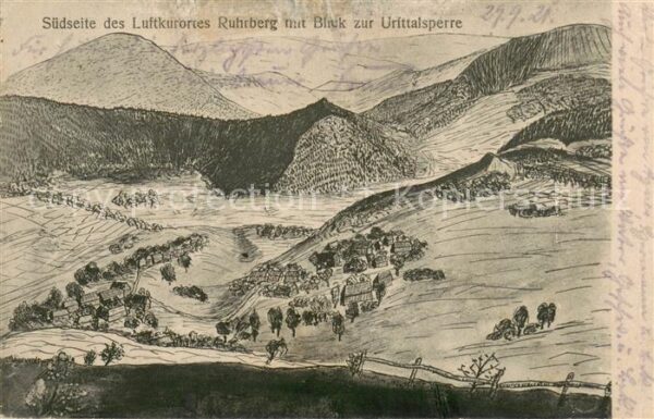 Ruhrberg Eifel mit Urfttalsperre
