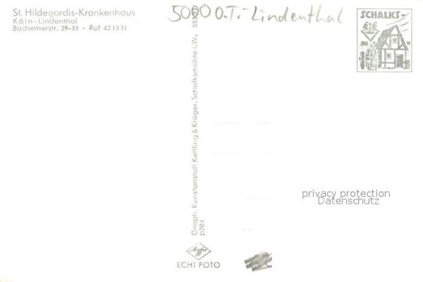 Lindenthal Koeln St Hildegardis Krankenhaus – Bild 2