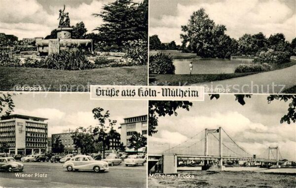 Muelheim Koeln Stadtpark Wiener Platz Muelheimer Bruecke